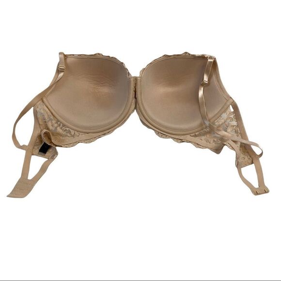 Smart & Sexy Women's Lace Push Up Bra, Style 85046 Size 42DD -In the Buff Beige - Picture 3 of 8